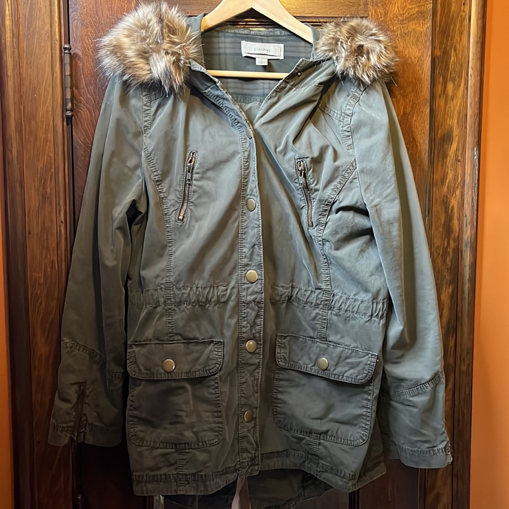 Army Green Canvas Jacket